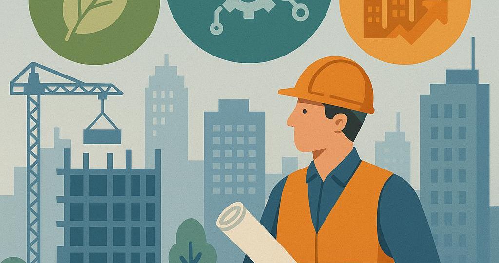 Los retos invisibles de la construcción moderna: sostenibilidad, tecnología y presiones urbanas